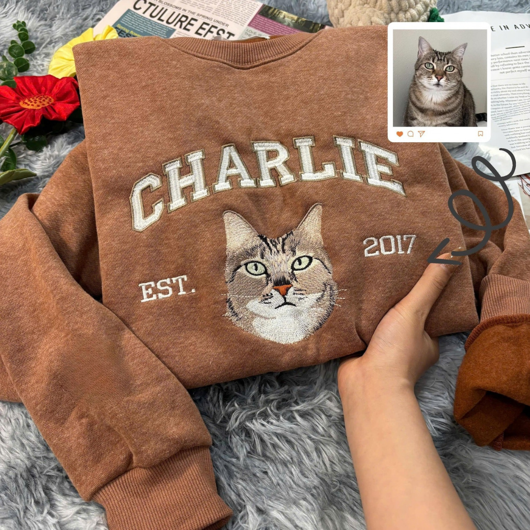 College Style Embroidery – Forever with Your Loyal Friend
