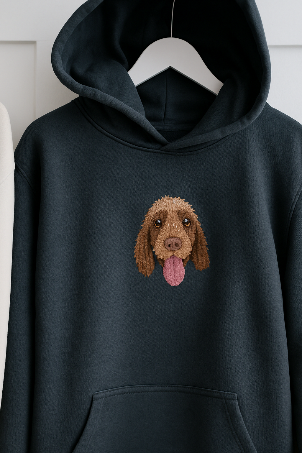 Hoodie Embroidered Pet Portrait – Your Pet’s Always with You!