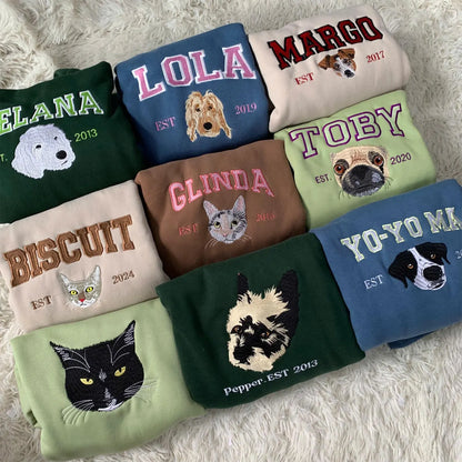 College Style Embroidery – Forever with Your Loyal Friend