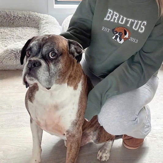 College Style Embroidery – Forever with Your Loyal Friend