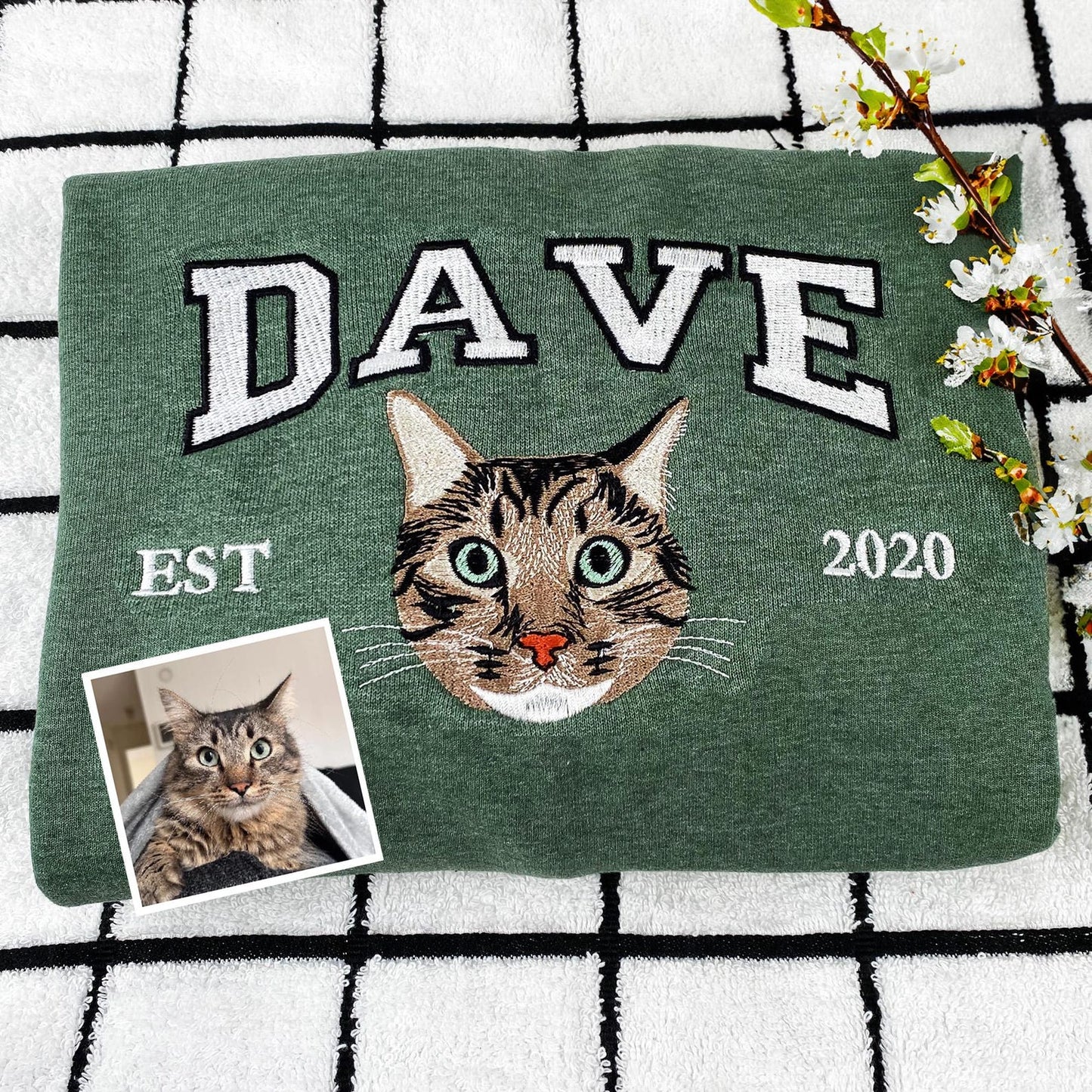 College Style Embroidery – Forever with Your Loyal Friend